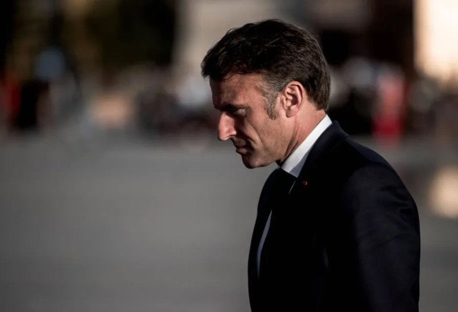 emmanuel makronun populyarlıq reytinqi ən aşağı səviyyəyə düşüb