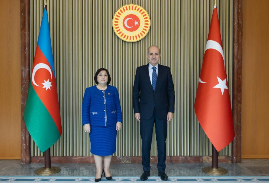 milli məclisin sədri sahibə qafarova tbmm-in sədri numan kurtulmuşa başsağlığı verib