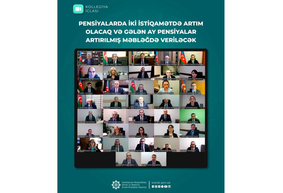 əəsmn: pensiyalarda iki istiqamətdə artım olacaq, gələn ay pensiyalar artırılmış məbləğdə veriləcək