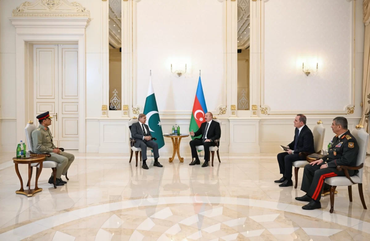 prezident ilham əliyevin pakistanın baş naziri ilə məhdud tərkibdə görüşü olub