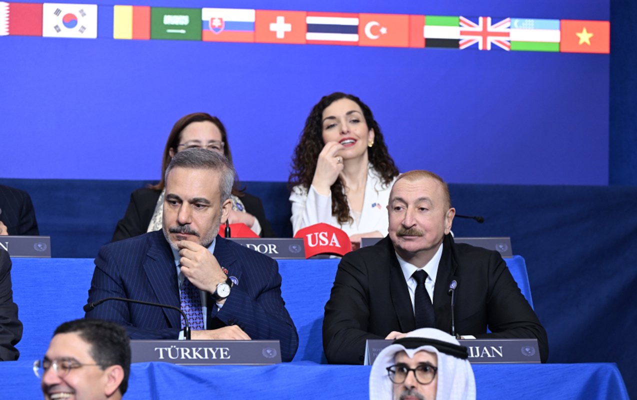 prezidentin abş səfərindən yeni - video