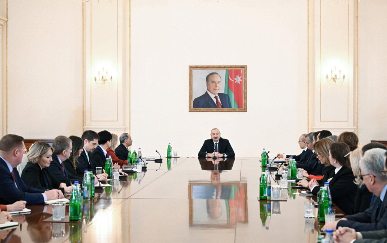 prezident bu şirkətlərin rəhbərlərini qəbul etdi - fotolar