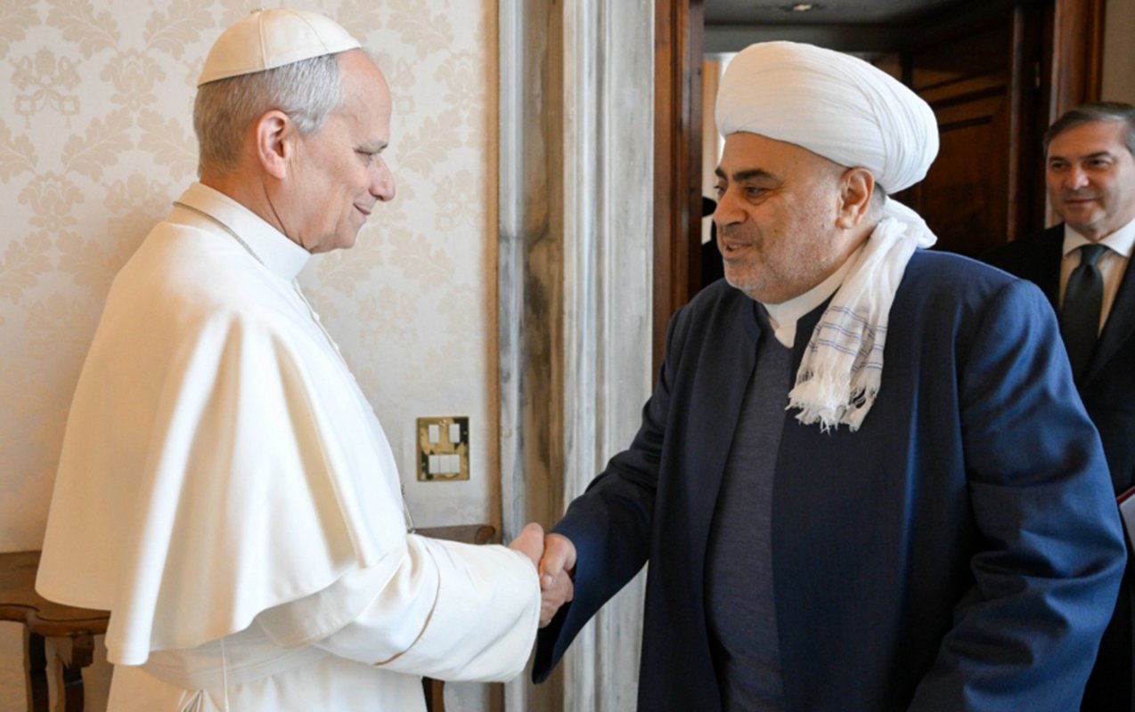 allahşükür paşazadə roma papası ilə görüşdü - fotolar