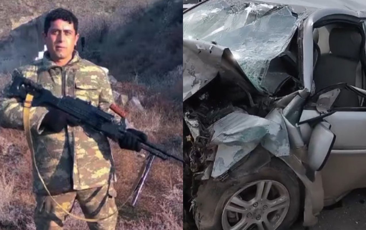 həmin qəzada ölən sürücü qazi imiş - video