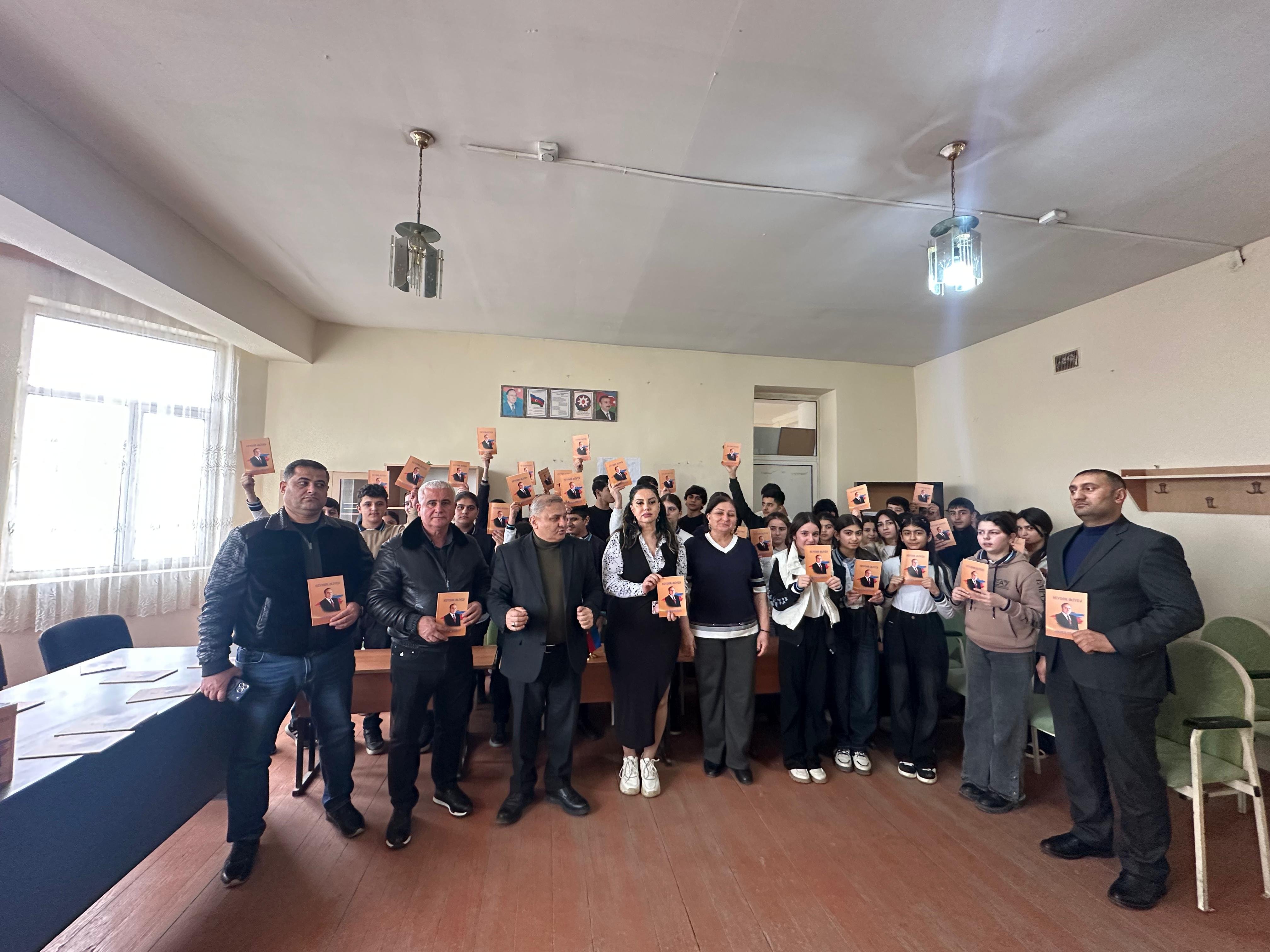 “heydər əliyev. əbədi miras”: layihəsi və toplu lənkəranda, velədi kənd məktəbində təqdimatı