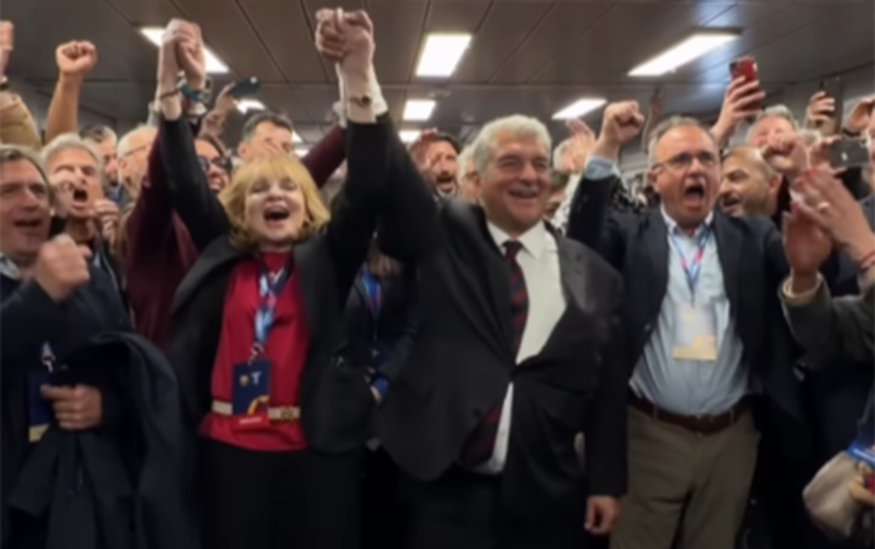 laporta 3-cü dəfə “barselona”nın prezidenti seçildi - video