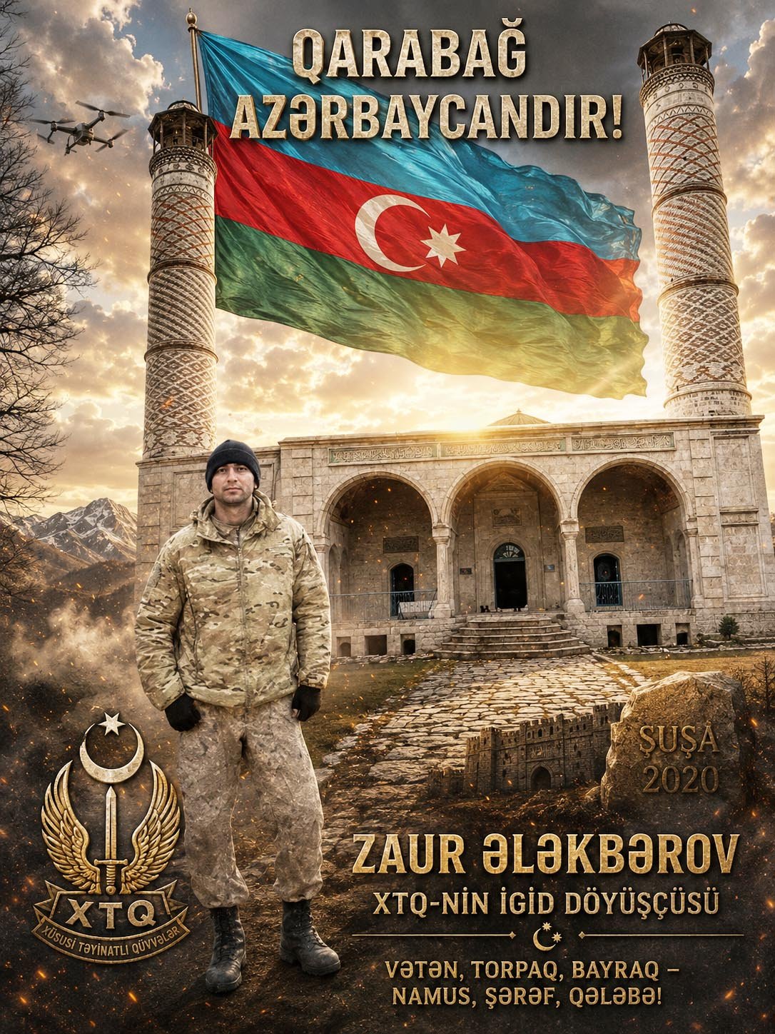 zəmanəmizin qəhrəmanının döyüş xatirələri...