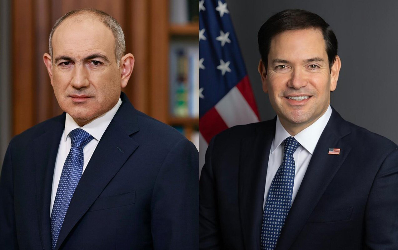 rubio paşinyanı təbrik etdi
