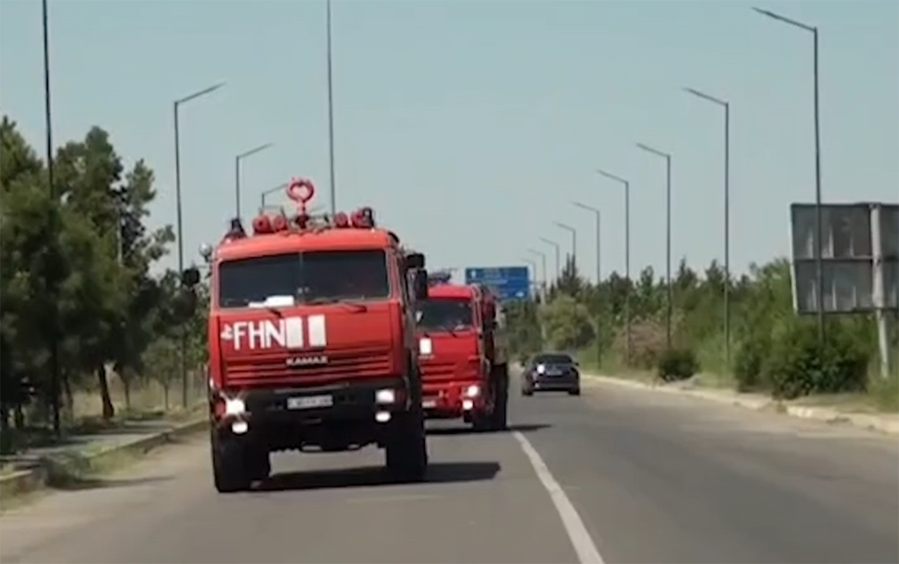 FHN yanğın-taktiki təlim keçirdi - Video