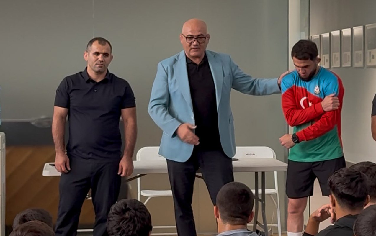 “Ən ağır yükünüz olimpiya dünya çempionları olsun!” - Firdovsi Umudovdan güləşçilərə dəstək+Video