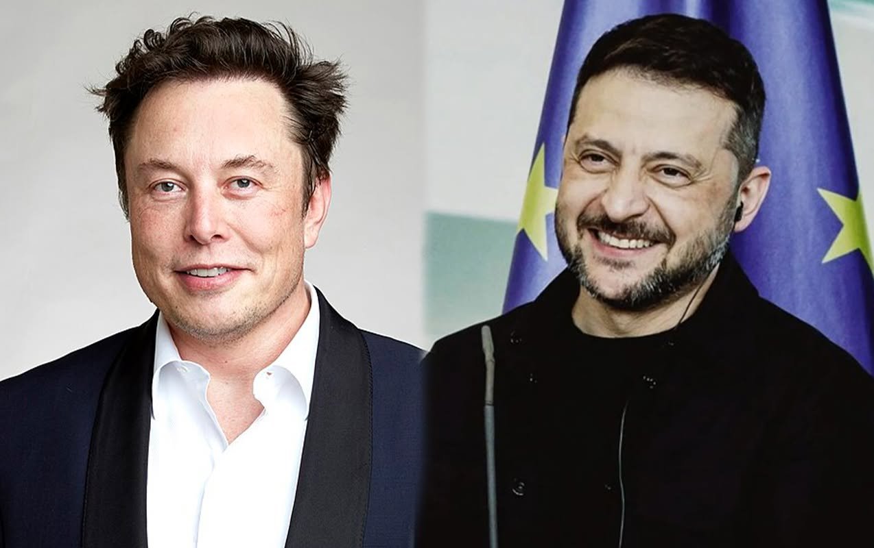 Zelenski İlon Maskı təltif etdi